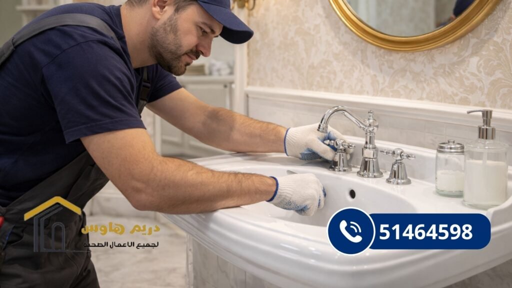 فني تركيب أدوات صحية الكويت بخبرة عالية